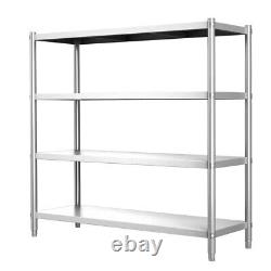 Stainless Steel Kitchen Shelf Work Table Unit Rack Commercial Storage LIFELOOK