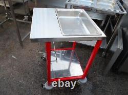 Stainless Steel Mobile 1/1 GN Breading Marinating Table £125 + Vat