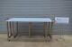 Stainless Steel Mobile Prep Table New Top 2.5m L X 79cm W X 102cm H Free P+p