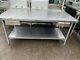 Stainless Steel Prep Table, 2 Draw's, 180(l) X 80(d) X 85(h)cm, Kitchen/workshop