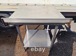 Stainless Steel Prep Table, Undershelf, Heavy Duty, 70x70x90cm, £100+vat
