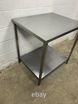 Stainless Steel Preparation Table With Shelf 902 MM Wide £110 + Vat