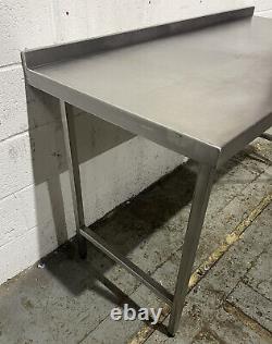 Stainless Steel Preparation Table With Upstand 1602 MM Wide £140 + Vat
