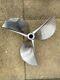 Stainless Steel Race Boat Propeller Clever Prop. Art Table Ornament Vintage