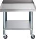 Stainless Steel Rolling Working Equipment Grill Table Stand 30 X 30 With Wheels