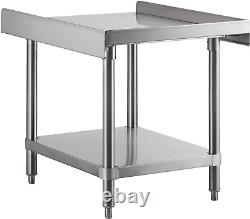 Stainless Steel Rolling Working Equipment Grill Table Stand 30 X 30 with Wheels