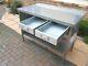 Stainless Steel Table 2 Shelf Under 2 Drawers Upstand Etc