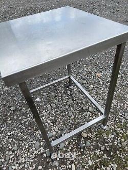 Stainless Steel Table 700mm Long Heavy Duty Full Void