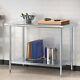 Stainless Steel Table 900 X 600 X 850mm Commercial Kitchen Restaurant Uk