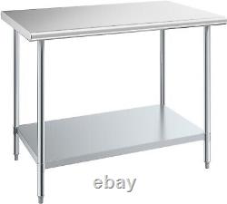 Stainless Steel Table 900 x 600 x 850mm Commercial Kitchen Restaurant UK