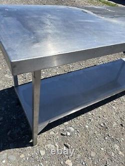 Stainless Steel Table Centre Bench Heavy Duty 1800mm Long