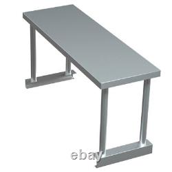 Stainless Steel Table Commercial Catering Prep Work Bench Kitchen Food Shelves