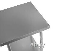 Stainless Steel Table Commercial Catering Work Prep Kitchen Bench 600mm x 600