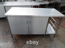 Stainless Steel Table Cupboard 1500 x 650 mm £300 + Vat