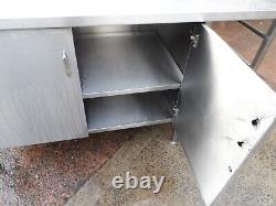 Stainless Steel Table Cupboard 1500 x 650 mm £300 + Vat