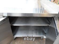 Stainless Steel Table Cupboard 4 Door 1610 x 870 mm £250 + Vat