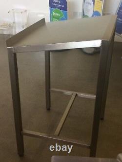 Stainless Steel Table Food Production Worktop 304 Grade Lectern Desk Displaypro