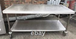 Stainless Steel Table For Kitchen Commercial Catering L72inch W34inch H34inch