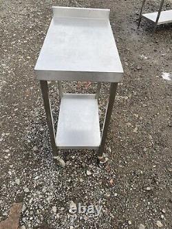 Stainless Steel Table Wall Bench On Wheels Heavy Duty