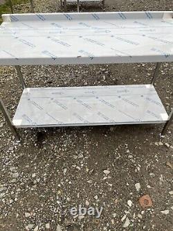 Stainless Steel Table Wall bench Heavy Duty 1500 x 700mm New