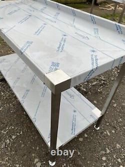 Stainless Steel Table Wall bench Heavy Duty 1500 x 700mm New