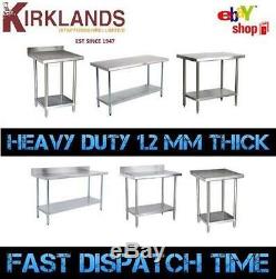 Stainless Steel Table Work Bench Catering Table Kitchen Top 2ft to 6ft