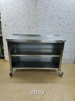 Stainless Steel Table /cupboard On Castors