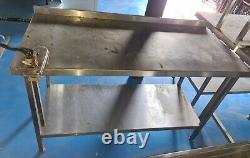 Stainless Steel Table with lower shelf & can opener 1450650900
