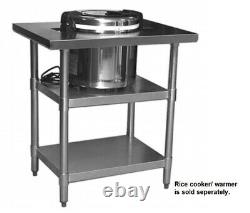 Stainless Steel Top Rice Cooker Warmer Stand Table 32 x 24 with Two Undershelf