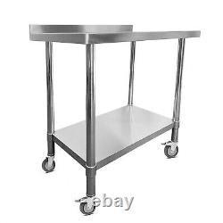 Stainless Steel Wall Prep Table 1000x600x900mm