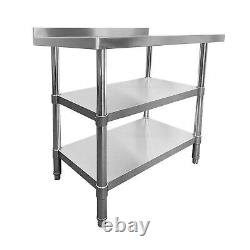 Stainless Steel Wall Prep Table 900mm x 600mm x 900mm