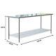 Stainless Steel Worktop Prep Bench Bottom Shelf Catering Kitchen Equip Table Uk