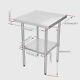 Stainless Steel Work Bench Table Shelf Commercial Catering Kitchen Prep Worktop