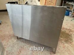 Stainless Steel food preparation table Marble Top work surface with Storage