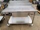 Stainless Steel 2 Step Table Work Top Work Bench Heavy Duty 120 Cm # J 75