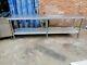 Stainless Steel 2 Step Table Work Top Work Bench Heavy Duty 275 Cm # Js 270