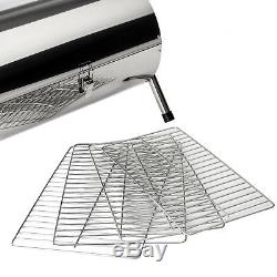 Stainless steel BBQ grill portable charcoal table-top foldable camping picnic