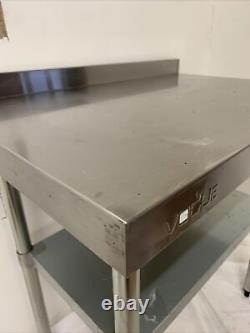 Stainless steel commercial kitchen table L 90cm D 60cm H 90cm