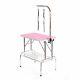 Stainless Steel Dog Grooming Table Large Portable Mobile Pet Pink By Pedigroom