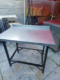 Stainless steel table used