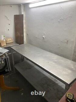 Stainless steel table used