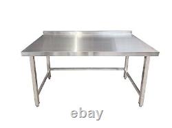 Stainless steel table with Void 1400x700x900mm