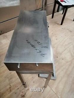Stainless steel table work top spice shelf heavy duty restaurant commercial