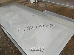 Stainless steel worktop table for kitchen heavy duty commercial 182X65X90 CM