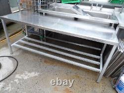 Syspal Aluminium Frame Stainless Steel Table 1830 x 610 mm Coldroom £200 + Vat