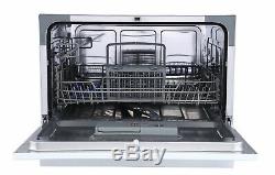 Table Dishwasher PKM Silver Small Dishwasher Mini Dishwasher 6 Place Settings