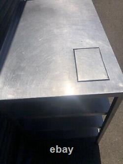 Table Stainless Steel W110cm / Bar/ Glasswasher / catering Restraunt Commercial