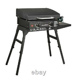 Table Top Gas Grill Skillet Stainless Steel Barbecue Outdoor Backyard Patio Camp