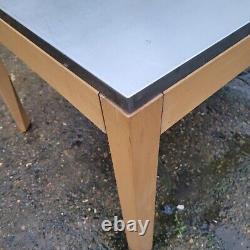 Table stainless steel top ash legs solid