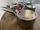 Terence Conran Set Of 5 Stainless Steel Saucepans